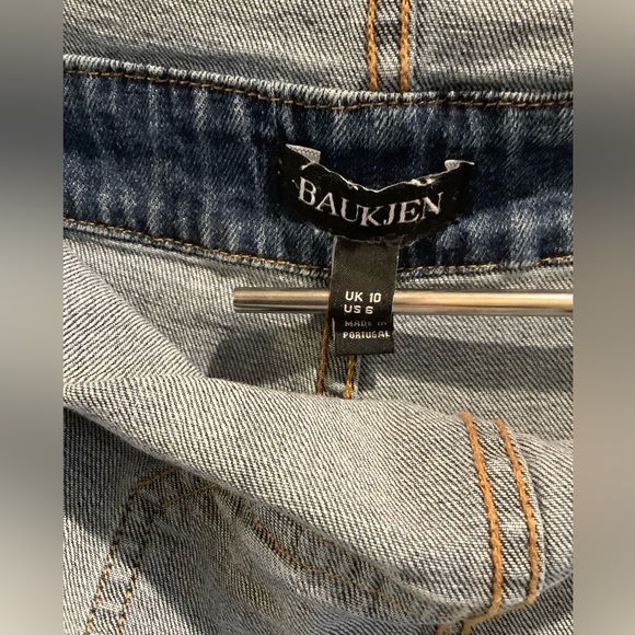 Organic Cotton Denim Overalls Baukjen Made in Portugal Women’s Size 6 - Picture 12 of 12